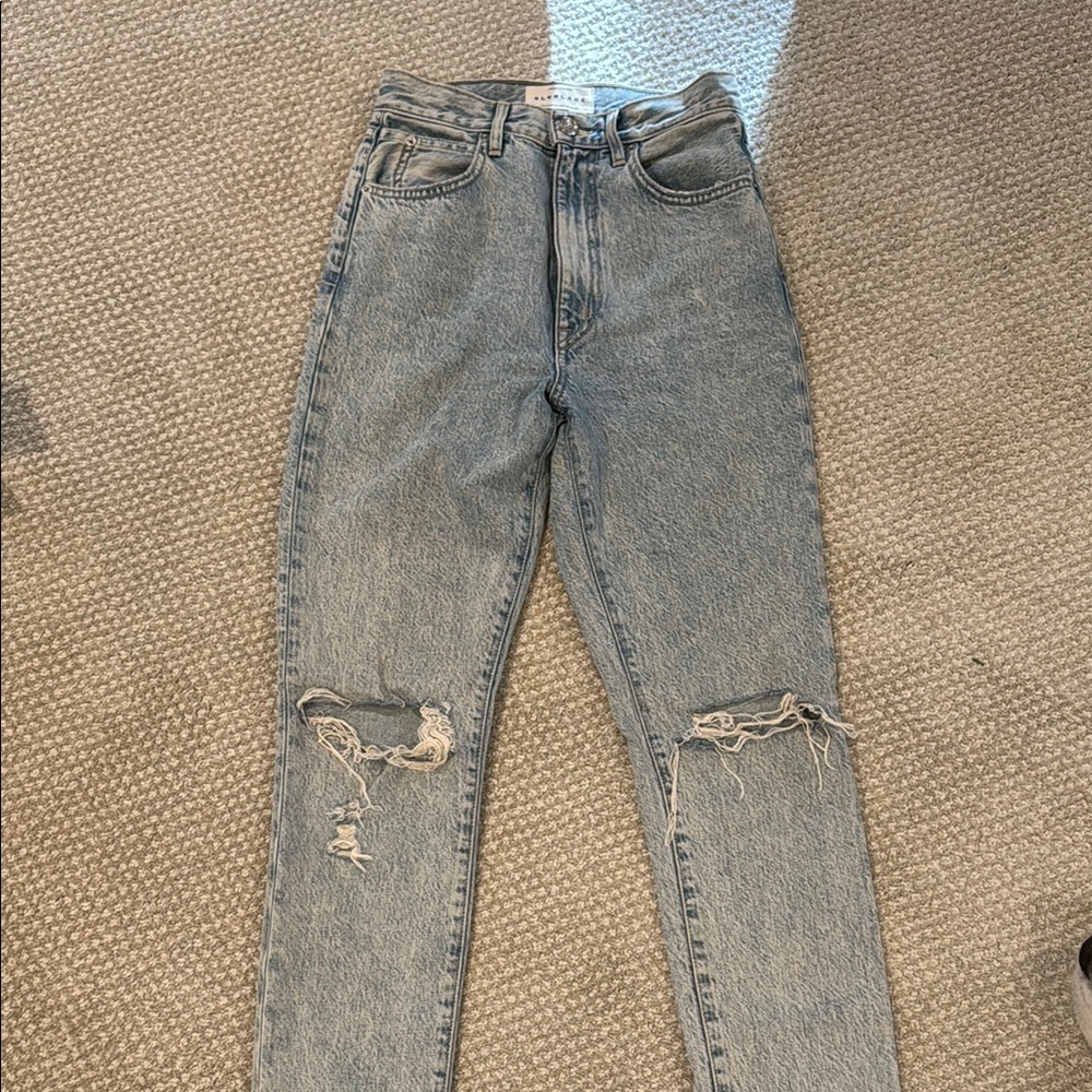 Levi's Light Wash Distressed Jeans
